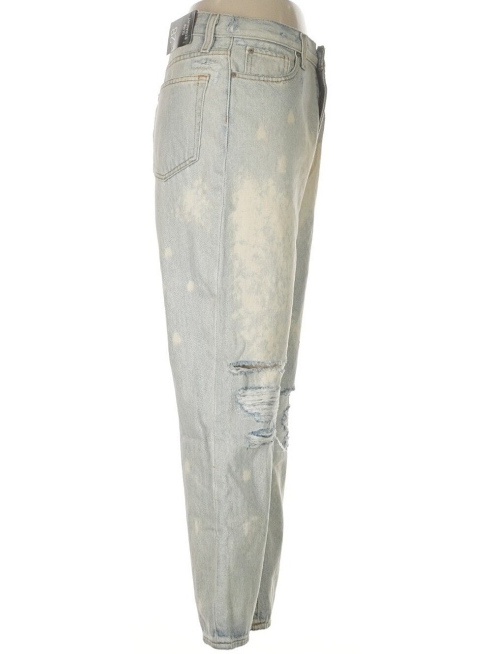 NWT BDG Size 28 Light Bleached Slim Straight Jeans - Picture 3 of 7